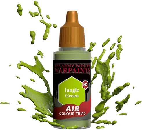 The Army Painter Warpaint Air Jungle Green - Acrylic Non-Toxic Heavily Pigmented Water Based Paint for Tabletop Roleplaying, Boardgames, and Warga...