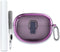 Case Cover for Bose Ultra Open Earbuds,Clear Soft TPU Protective Cover with Keychain and Cleaner Kit for Women Men Shockproof Skin,Clear Purple....