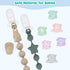 Babygoal Silicone Pacifier Clips 4 Pack, Pacifier Holder Clip for Baby Boy Girl Fits All Pacifier,Binky,Teething Toys and Teether-Neutral Color...