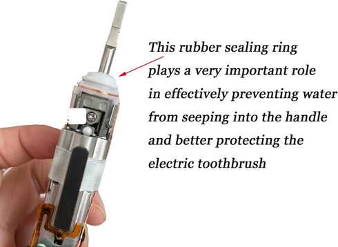Upgraded electric toothbrush shaft rubber sealing parts,fits for HX2400,HX6210,HX6300,HX6700,HX6800,HX7500,HX9100,HX9700,HX9900,Electric toothbrus...