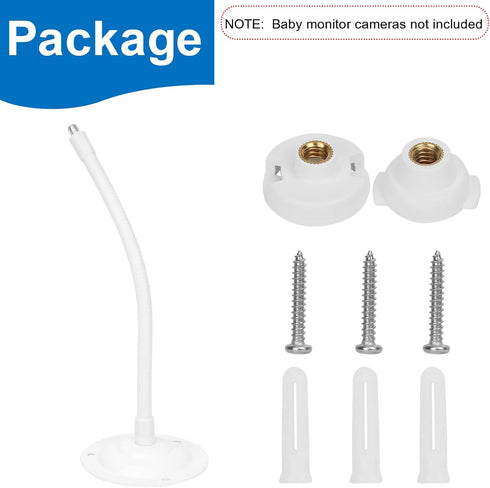 Baby Monitor Wall Mount Holder Compatible with HelloBaby HB65/HB6550/HB6339/HB6558/HB66/HB248,ANMEATE SM935E/SM650,Bonoch,ChildsFarm Baby Monitor,...