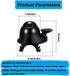 Bicycle Bell for Adult Bikes, Adjustable Rubber Ring Aluminum Black Kids Bike Bell, Toddler Bicycle Bells for Handlebars, Loud Cycling Ring Bell f...