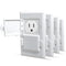 Outlet Covers Baby Proofing - 4 Pack Baby Proof Safety Electric Plug Covers - for Duplex Outlets - Easy Install...