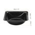 PATIKIL Square Weigh Boats, 10 Pack Plastic Medium Scale Trays Powder Dispenser for Weighing Mixing, Black...