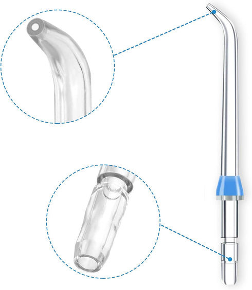 Flosser Replacement Tips for Waterpik Water Flosser, Reach Flosser Refill Heads Replacement Heads for Waterpik, Compatible with Waterpik Oral Irri...