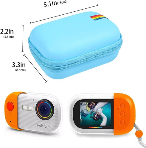 Leayjeen Underwater Camera Case Compatible with Polaroid Underwater Camera,Best Easter Birthday Festival Gift (Case Only) (Blue)......