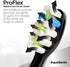 AquaSonic Proflex Replacement Brush Heads | for Whiter Teeth & Gum Care | Compatible with Many AquaSonic Toothbrush Handles (8 Pack Black)...