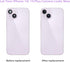 Dogxiong 2pcs/Set Rear Back Camera Glass Lens Replacement for iPhone 14 for iPhone 14 Plus Glass Camera Lens Covers Replacement with Adhesive Prei...