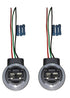 Muzzys - Set of 2-3157/4157 Wire Harness Pigtail Socket for LED and Standard Bulbs Turn Signal, Brake Light, DRL, Daytime Running Lights, Backup, ...