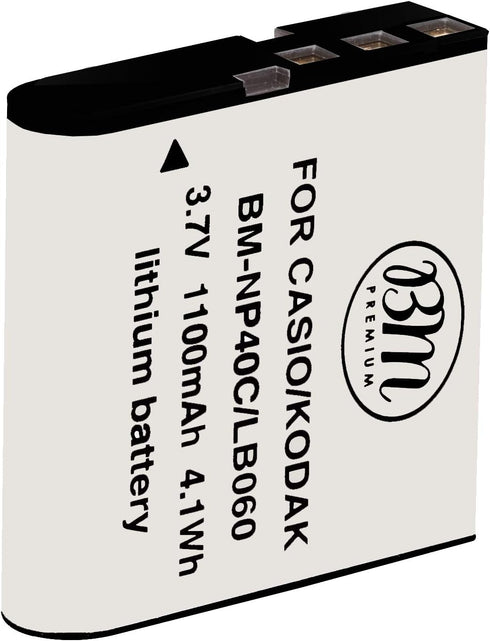 BM Premium LB-060 Battery Replacement for Kodak PixPro AZ251, AZ361, AZ362, AZ365, AZ421, AZ422, AZ501, AZ521, AZ522, AZ525, AZ526, AZ527, AZ528 C...