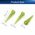 Auniwaig 100Pcs 14Ga Plastic Tapered Dispenser Needles, Olive PE, Luer Lock, for Oil or Glue Applicator...