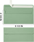 Wishop 50 Pack Sage-Green #10 Business Envelopes Self Seal Standard Envelopes for Office Checks, Business, Letter Mailing Invoices, 4.13 x 9.49 In...