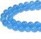 Natural Aquamarine Chalcedony Round Loose Beads for Jewelry Making DIY Bracelet Necklace (4mm)...