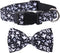 Halloween Dog Collar with Removable Cute Bow Tie Adjustable Pet Collars Large...