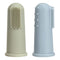 Baby Finger Toothbrush with Case, Food Grade Silicone, BPA Free, 2-Pack (Sage+Ether)...