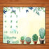 Baby Monthly Milestone Blanket, Green Cactus Butterfly Leaves Baby Memory Blanket Newborn Growth Chart Baby Age Blanket, 48x40 Inch Nursery Baby S...