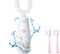Kids Electric Toothbrush?6 Cleaning Models Toddler Toothbrush Waterproof Battery Powered 360 Automatic Sonic u Shaped Toothbrushes for 2-7 Years O...