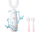 Kids Electric Toothbrush?6 Cleaning Models Toddler Toothbrush Waterproof Battery Powered 360 Automatic Sonic u Shaped Toothbrushes for 2-7 Years O...
