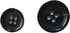 Buffalo Horn Suit Buttons 16pc Set has 4 Buttons measuring 20mm (3/4 Inch) for Jacket Front, 12 Buttons measuring 15mm (5/8 Inch) for Jacket Sleev...