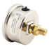 P251 Series 2" Dial, Oil Filled Pressure Gauge w/Brass Internals, 0-160 PSI/kPa, ±1.6% Accuracy, 1/4" NPT, Back Mount...