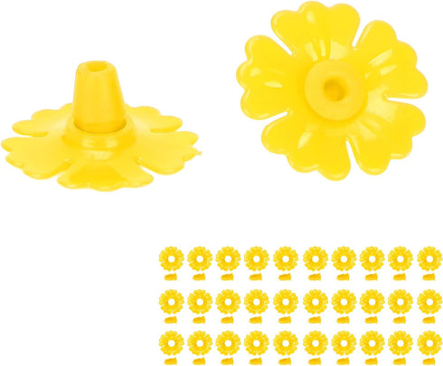 30 Set Hummingbird, Hanging Bird Feeding Ports star shaped flexible Feeder Flowers perky replacement hummingbird Replacement Parts Garden Supplies...