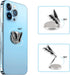 Omorro Phone Ring Holder Finger Kickstand, Bling Metal Cute Butterfly Cell Phone Ring Stand Grip Turns 360° Rotation Adjustable Sparkle Phone Grip...