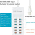 USB Charger 12 Port USB Charging Station Charging Hub with Fast Charging USB Wall Charger for Multiple Devices USB Charging Port Compatible with C...