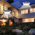 Outdoor Solar Wall Light Fixture - Motion-Activated, Weather-Resistant, Energy-Saving | Pack of 2...