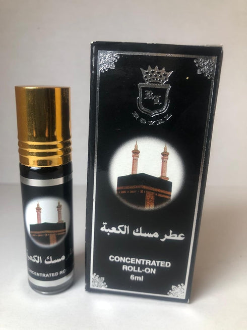 Kaaba Royal Musk - Perfume Oil Rollerball Non Alcoholic Fragrance Oil Perfumes for Men and Women, 6 mL / 0.20 Fl Oz (Pack of 1) - Long Lasting, Bl...