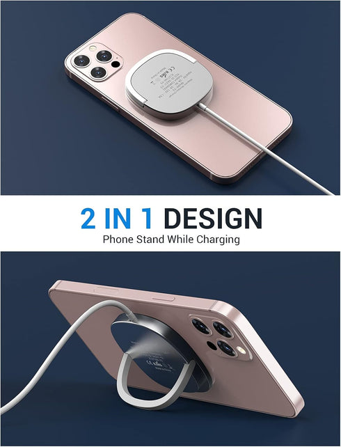 iPhone Magnetic Wireless Charger - Super Fast Mag Safe Charging Pad and 20W PD2.0 USB-C Wall Plug Compatible with iPhone 15 14 13 12 Pro Max Serie...