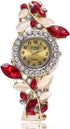 Weicam Women 5 Pack Luxury Watch Bracelet Diamond Flower Lady Retro Wholesale Wrist Watch Jewellery...