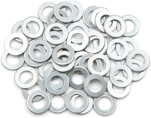 X AUTOHAUX 50pcs Engine Oil Crush Washers Drain Plug Gaskets 10mm ID. 18mm OD. for Car...