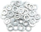 X AUTOHAUX 50pcs Engine Oil Crush Washers Drain Plug Gaskets 10mm ID. 18mm OD. for Car...