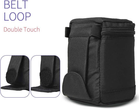 Lens Case Lens Pouch Bag Waterproof Shockproof for DSLR Camera Lens for Canon 150mm/f1.8/85mm f/1.8/ 50mm f/1.2L and other Lens...