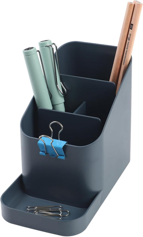 BLUE GINKGO Desk Holder Organizer - Office Organization | Desk Supplies, Pencil Holder, Pen Holder for Desk | Office Desk Accessories (Made in Kor...