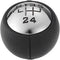 5 Speed Manual Transmission Shift Knob Gear Shifter for Peugeot 307 308 3008 407 5008 807 Plastic Black Silver Tone...