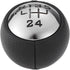 5 Speed Manual Transmission Shift Knob Gear Shifter for Peugeot 307 308 3008 407 5008 807 Plastic Black Silver Tone...