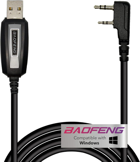 MIRKIT Baofeng Programming Cable for Two Way ham Portable radios: UV-5R, 5RA, 5R Plus, 5RE, UV-82, BF-F8HP, UV3R Plus, BF-888S, 5R EX, 5RX3, GA-2S...