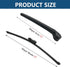 Rear Windshield Wiper Blade Arm Set, Replacement for Volkswagen Tiguan 2018-2023 Back Glass Wiper Arm and Wiper Blade, All Seasons Fit, Replacemen...