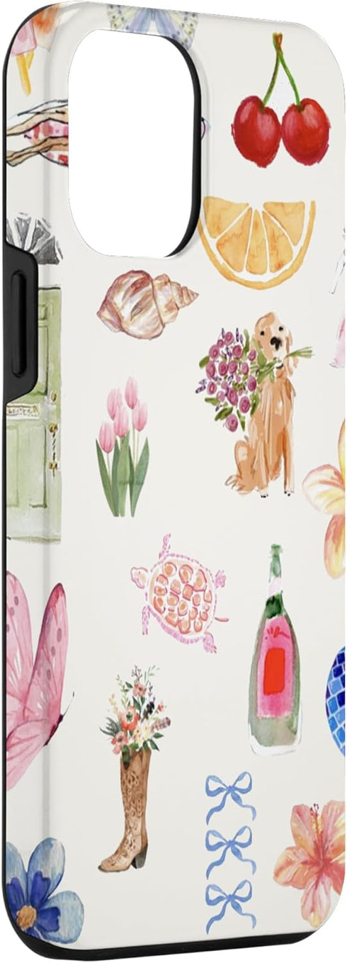 iPhone 13 Pro Max Aesthetic Italian European Summer Preppy Collage Case...