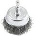 Forney 72729 Wire Cup Brush, Coarse Crimped with 1/4-Inch Hex Shank, 2-Inch-by-.012-Inch, Silver...