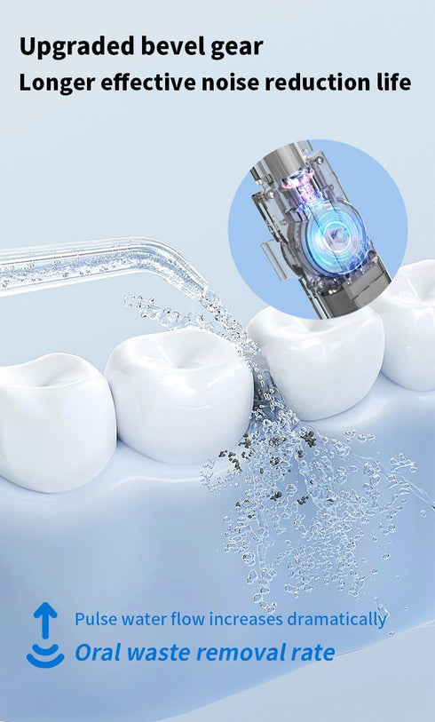 Portable Water Flosser, Dental Flosser, Teeth Irrigator, Electric Toothpick, Water Jet Flosser, Portable Electric Dental Flosser, Rechargeable Den...