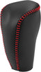 Gear Shifting Knob Cover Automatic Transmission Lever Trim for Nissan Murano 2009-2013 Faux Leather Black Red...