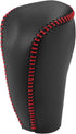 Gear Shifting Knob Cover Automatic Transmission Lever Trim for Nissan Murano 2009-2013 Faux Leather Black Red...