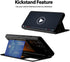 GOOSPERY for Galaxy S21 Ultra 6.8"(2021) Card Holder Wallet Case, Easy Magnetic Door Closure Protective Dual Layer Bumper Sturdy Phone Back Cover ...