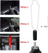 Lunsom Automatic Shift Knob Metal Car Shifting with Push Button Aluminum Alloy Shifter Lever Handle Long Stick Gear Head Fit Most Auto Transmissio...