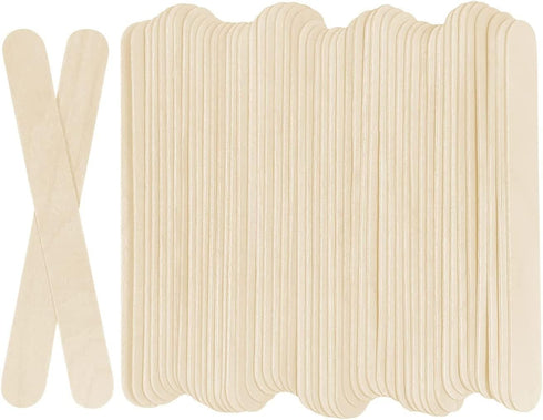 100Pcs Jumbo Wooden Craft Sticks Popsicle Stick 6” Long x 3/4”Wide Treat Ice Pop for DIY Crafts?Home Art Projects, Classroom Supplies...