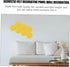 MAGICLULU 12 Pcs Felt Backdrop Wall Sticker Pin Board for Notice Boards for Home Felt Wall Tiles Black Cork Board Black Letter Board Bee Decor Sel...