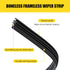4 PCS Car Wiper Blade Replacement Strip, 28" 45-degree Wiping Angle Boneless Structure Windshield Cleaning Wiper Rubber Strip, Modification Access...