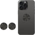Metal Plate Sticker 2 Pack for Magnetic Phone Car Mount Holder Cradle Adhesive (Compatible with Magnetic Mounts) - CD Pattern 1.26 inch Round Univ...